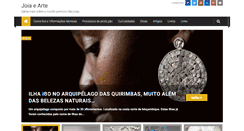 Desktop Screenshot of joia-e-arte.com.br