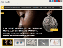 Tablet Screenshot of joia-e-arte.com.br